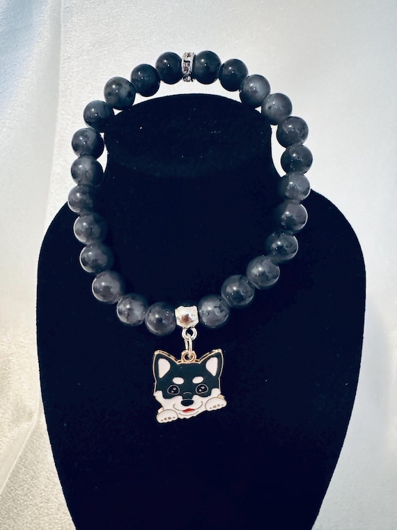 Dog Charm Stretch Bracelet