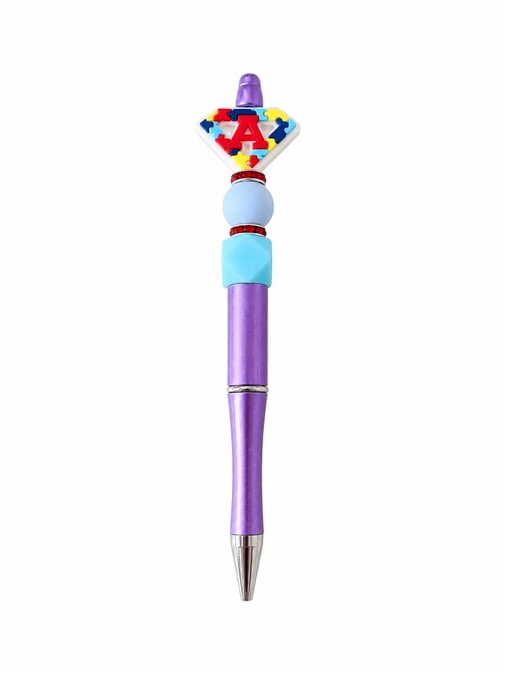 Autism Silicone Beaded Writing Pen