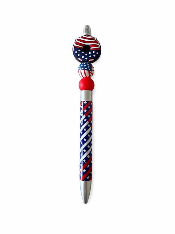 USA Silicone Beaded Writing Pen