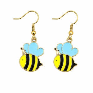 Boucles d'oreilles pendantes Chubby Bumblebee