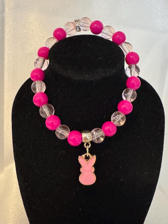 Easter Bunny Charm Bracelet