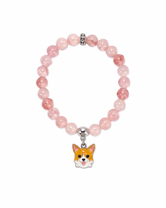 Dog Charm Stretch Bracelet