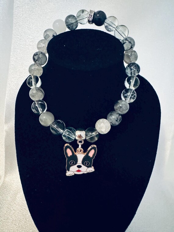 Dog Charm Stretch Bracelet