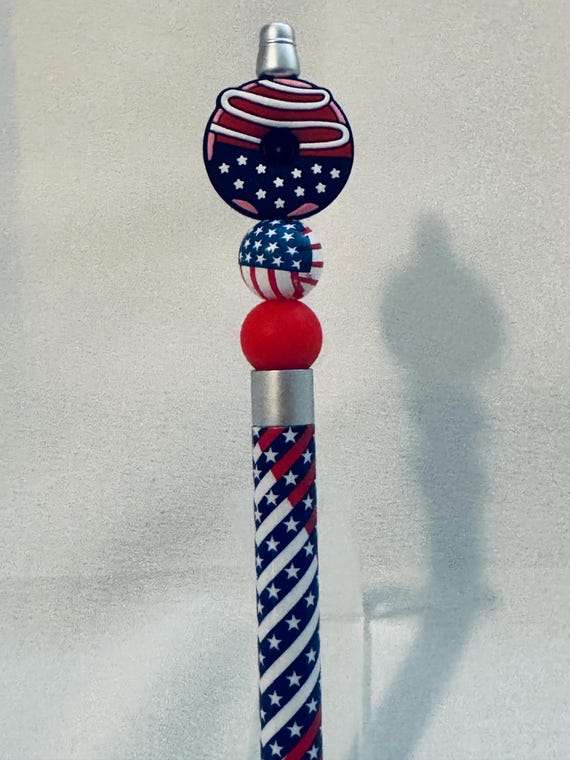 USA Silicone Beaded Writing Pen