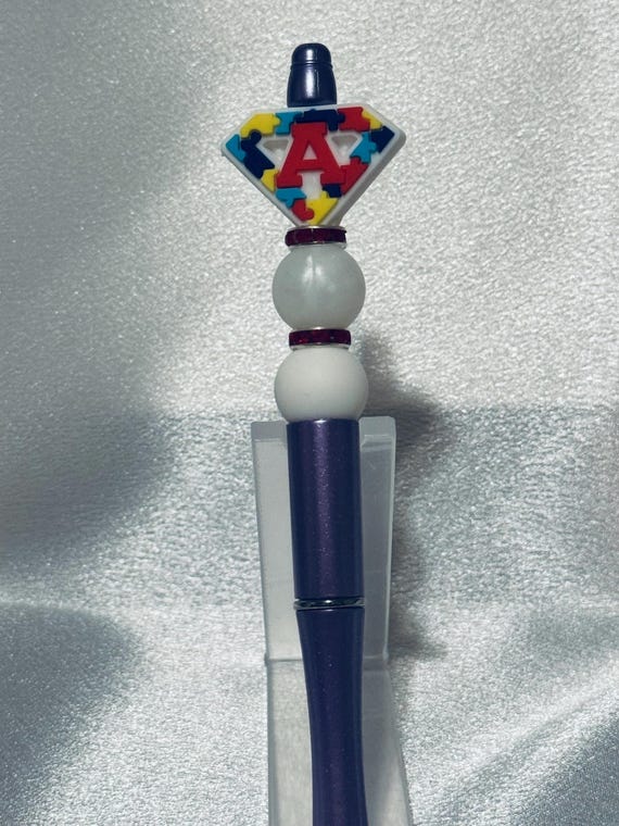 Autism Silicone Beaded Writing Pen