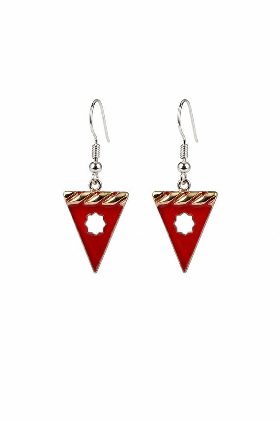Fall Autumn Pie Dangle Earrings