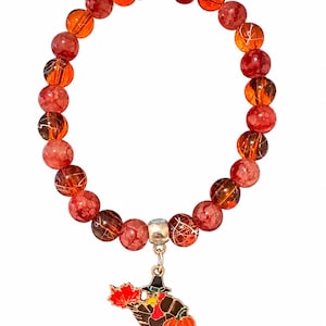 Turkey Stretch Charm Bracelet