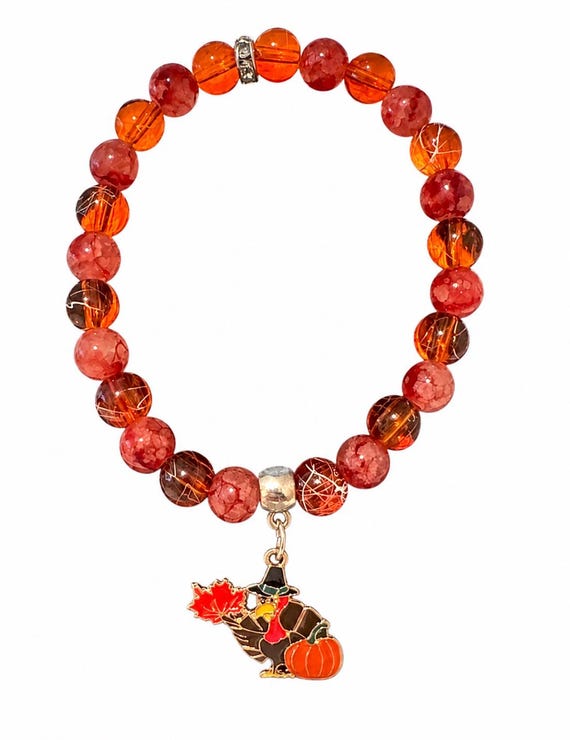 Turkey Stretch Charm Bracelet