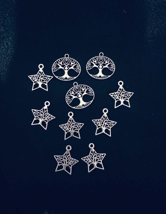 10 Piece Tree Of Life Charms