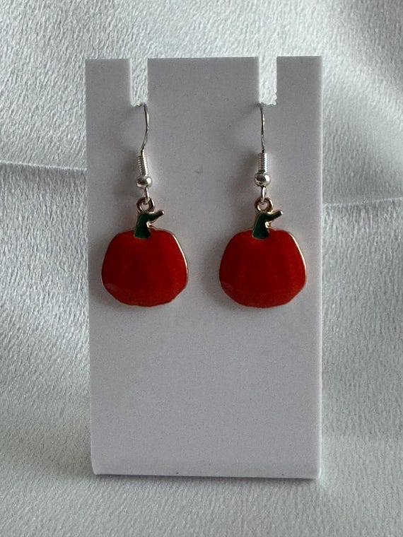 Fall Pumpkin Dangle Earrings