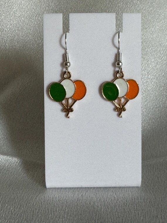 Irish Balloons Dangle Earrings.