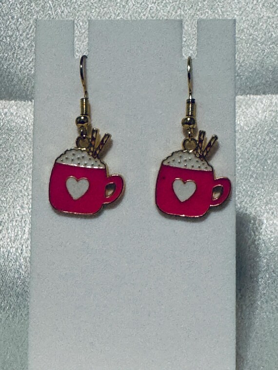 Valentine Mug Dangle Earrings