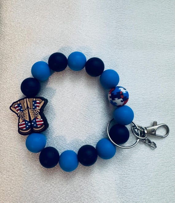 USA Wristlet Keychain