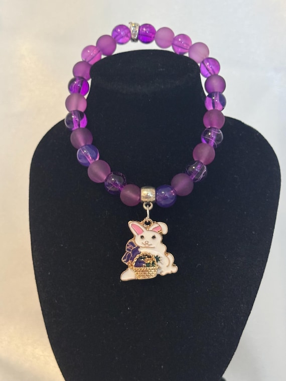 Easter Bunny Charm Bracelet