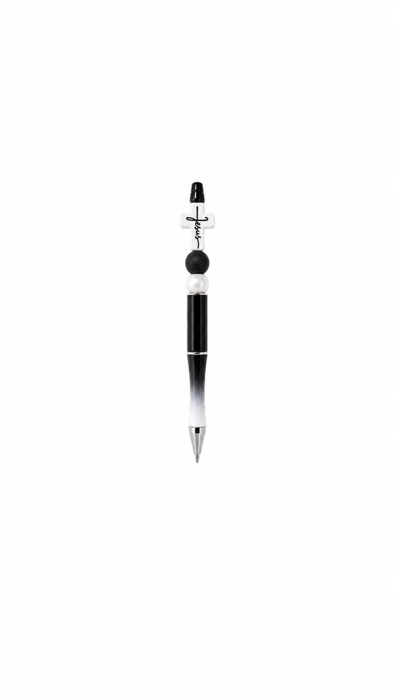 Silicone Beaded Cross Writing Pen