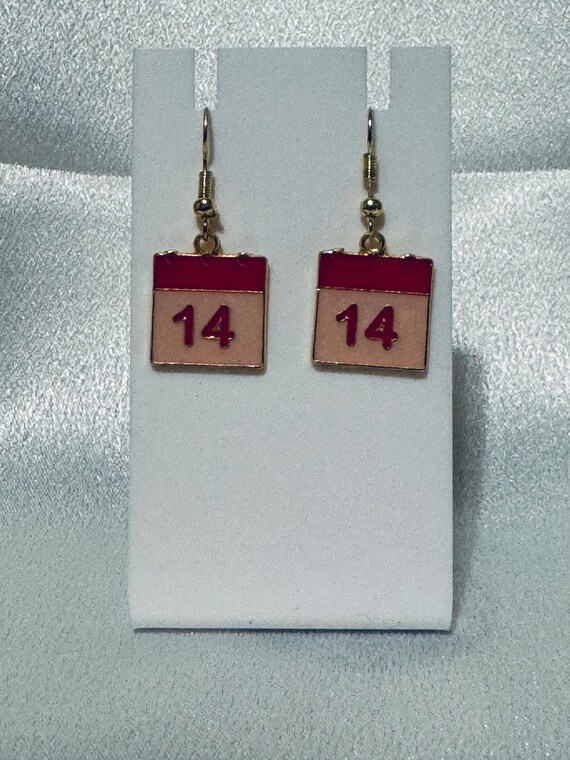 Valentine Date Dangle Earrings
