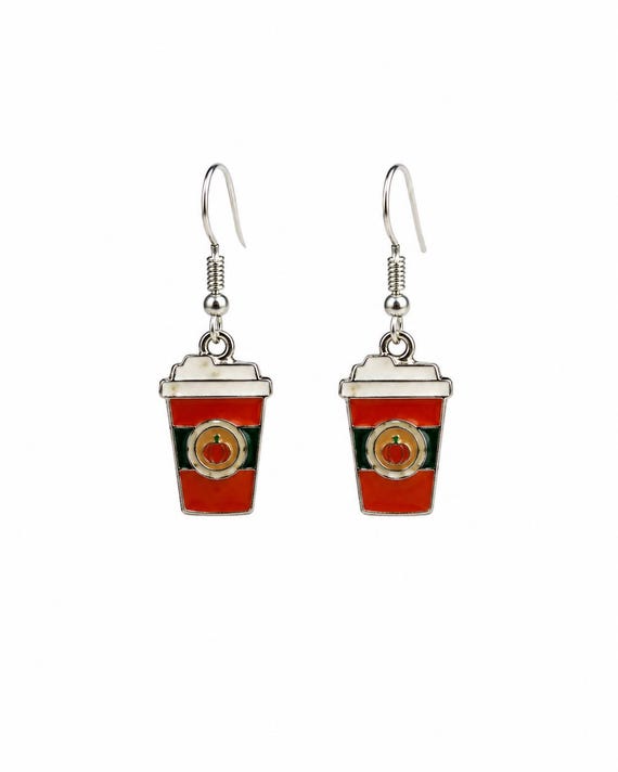 Fall Cappuccino Dangle Earrings