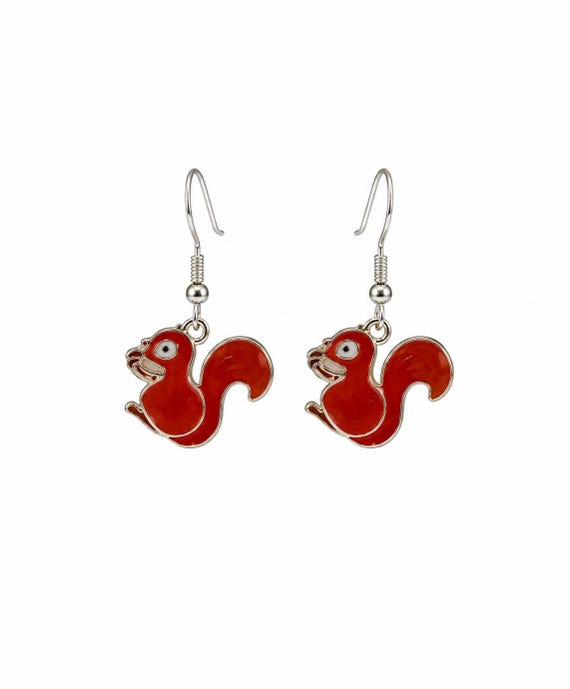 Squirrel Dangle Earrings