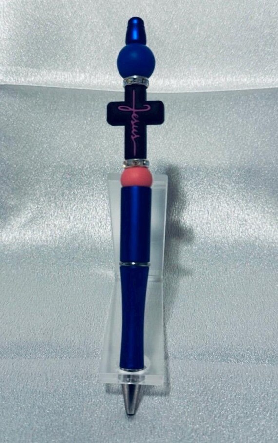 Silicone Beaded Jesus Writing Pen