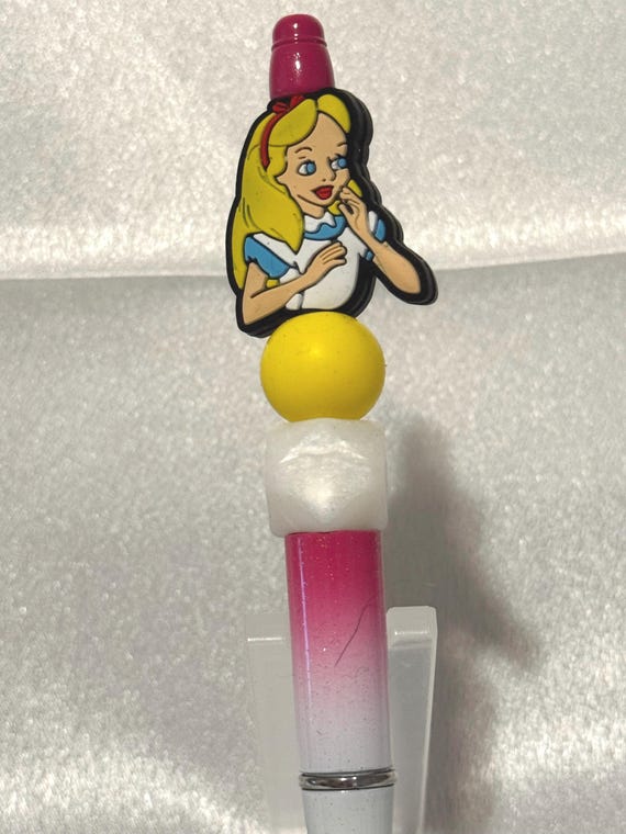 Silicone Beaded Sleeping Beauty Writing Pen