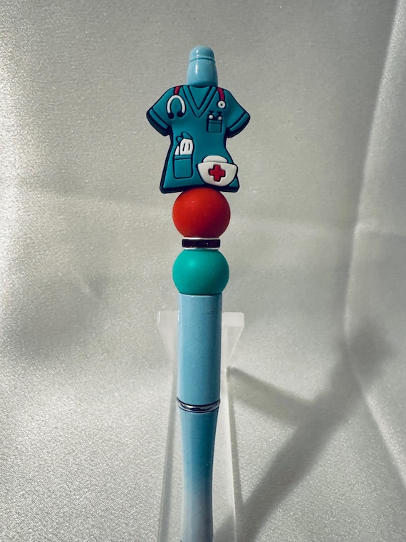 Silicone Beaded Nurse Writing Pen