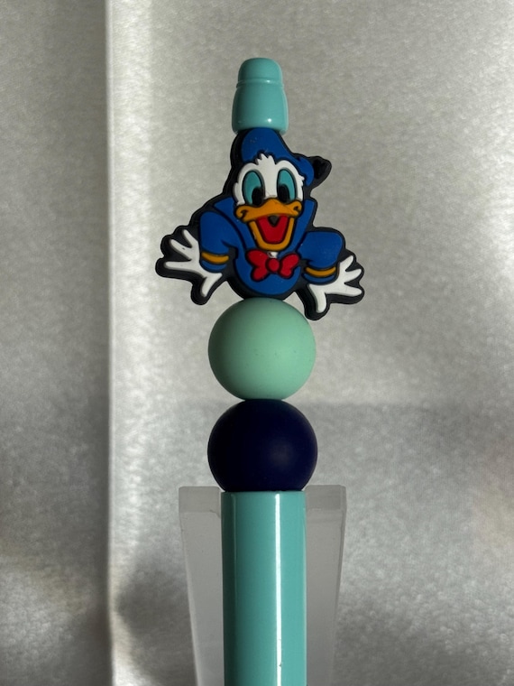 Silicone Beaded Donald Duck Writing Pen