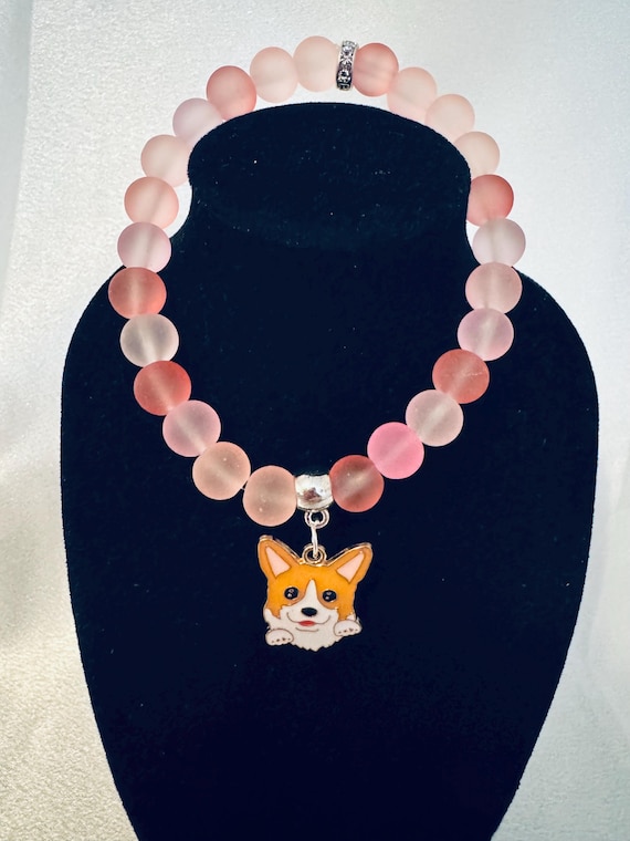 Dog Charm Stretch Bracelet