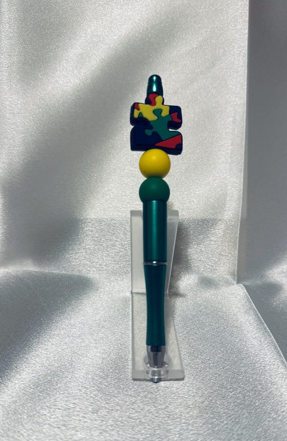 Autism Silicone Beaded Writing Pen