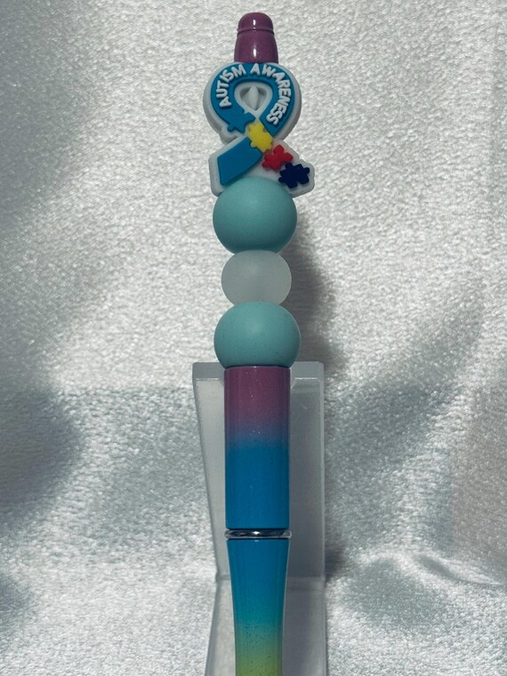 Autism Silicone Beaded Writing Pen