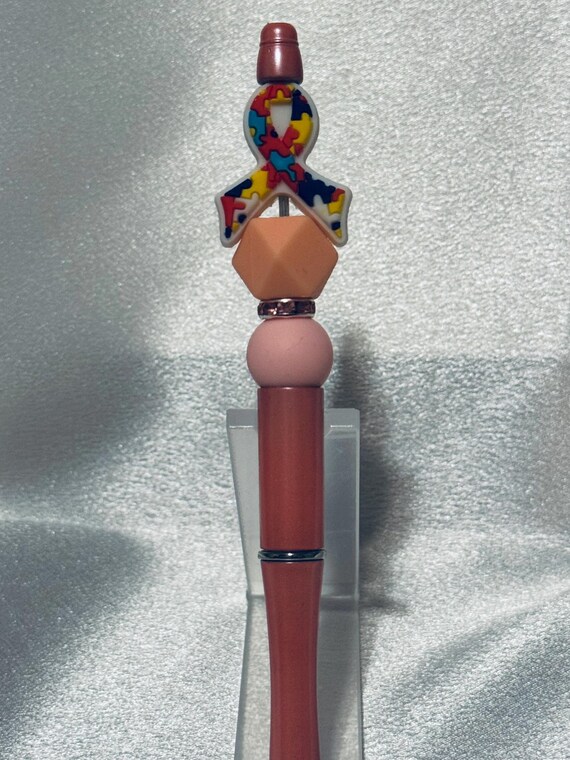 Autism Silicone Beaded Writing Pen