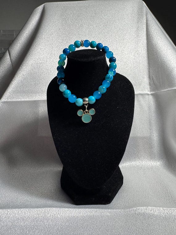 Blue Ears Mickey Mouse Charm Bracelet
