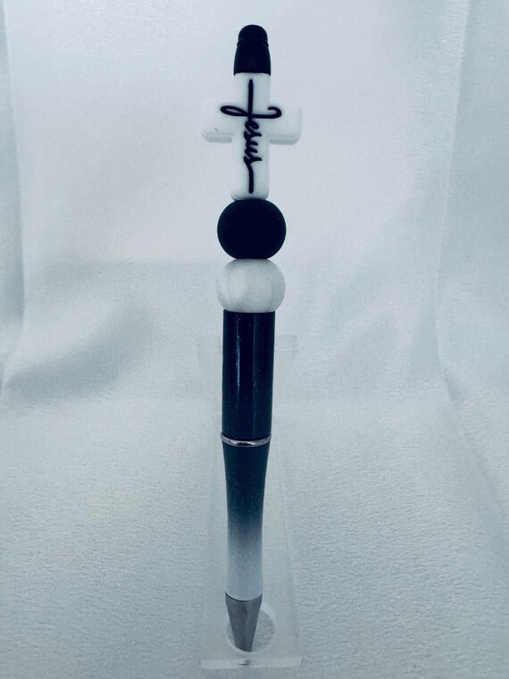 Silicone Beaded Cross Writing Pen