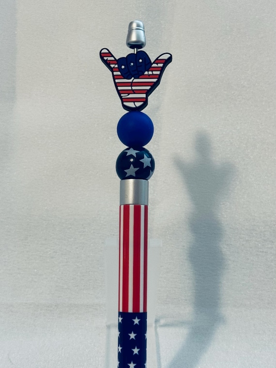 USA Silicone Beaded Writing Pen