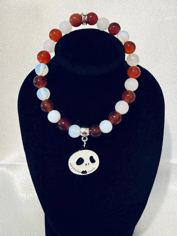 Halloween Jack Stretch Charm Bracelet
