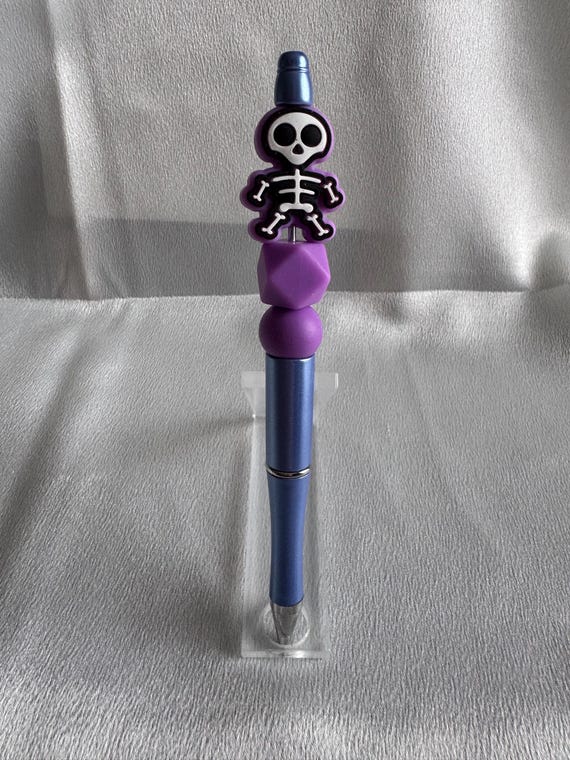 Skeleton Silicone Beaded Writing Pen