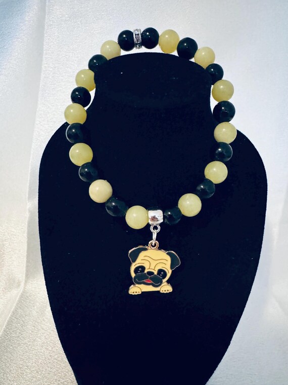 Dog Charm Stretch Bracelet