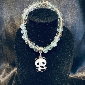 Panda Charm Stretch Bracelet