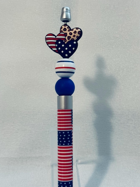 USA Silicone Beaded Writing Pen
