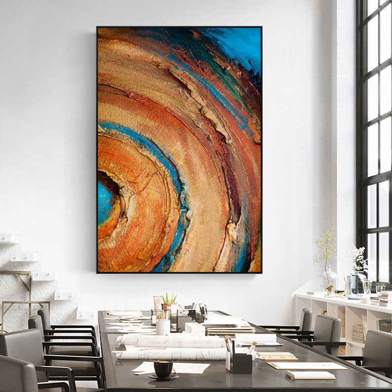 Hand Painted Wall Art Decor Oil Painting Picture Abstract Etsy