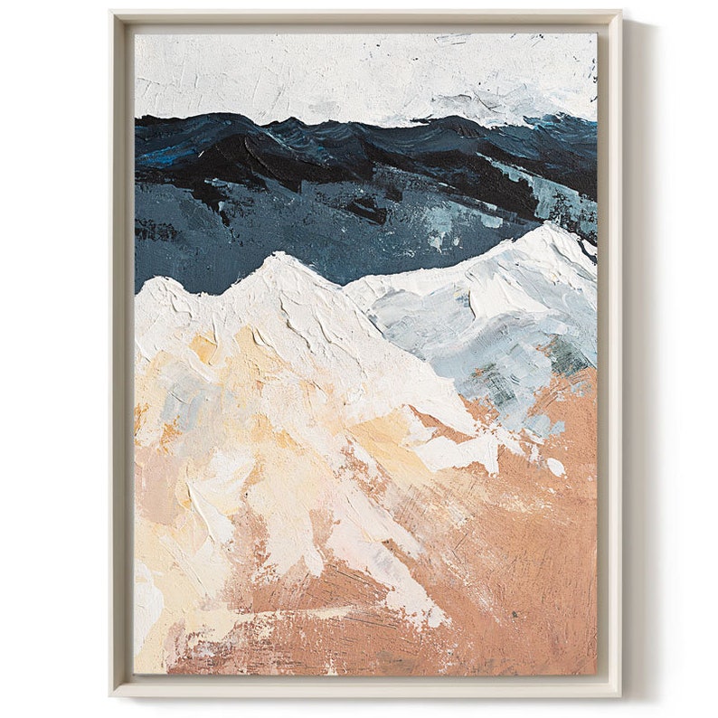 Hand Painted Wall Art Decor Oil Painting Picture Abstract Etsy