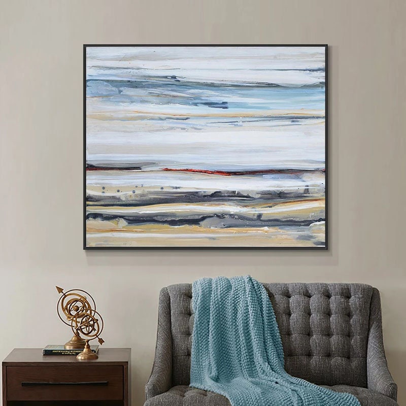 Hand Painted Wall Art Decor Oil Painting Picture Abstract Etsy