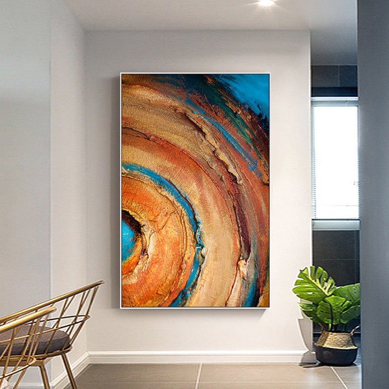Hand Painted Wall Art Decor Oil Painting Picture Abstract Etsy