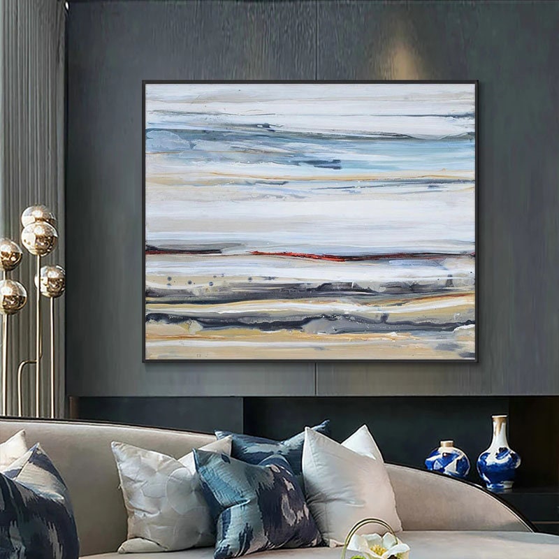 Hand Painted Wall Art Decor Oil Painting Picture Abstract Etsy