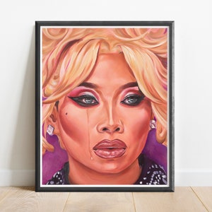 Jujubee Art Print Rupaul&#39;s Drag Race Giclée Print
