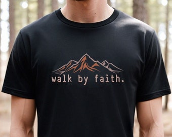 T-shirt Walk By FAITH / T-shirt JESUS