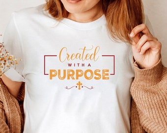 Jésus a créé avec un T-shirt / dicton religieux chrétien t-shirt / T-shirt religieux verset de la Bible catholique anniversaire t-shirt de Noël