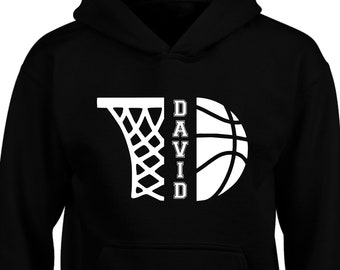 Personalised Basketball Hoodie / Basketball Sweatshirt Football Hoodie / Rugby Sports Lover Hoodie / Soccer Hoodie Xmas Tops