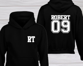 Personalisierte erste Hoodie / Fußball Team Hoodie / Basketball Geschenk für Sportliebhaber Sweatshirt Hoodie Weihnachten Pullover Tops