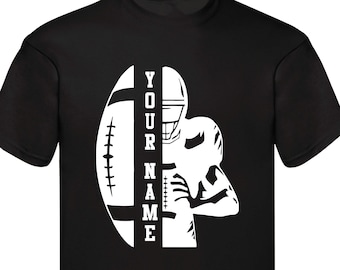 Personalisiertes Rugby-T-Shirt, Rubin-Liebhaber-T-Shirt, Spiele im Freien Sportliebhaber Fußball-Basketball-Team Geschenk Familie Geschenke Weihnachtsgeschenk T-Shirt-Oberteile