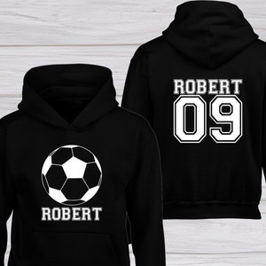 Personalised Football Gift Hoodie / Custom Football Team Hoodie / Basketball Gift For Sports Lover Sweatshirt Hoodie Xmas Pullover Tops